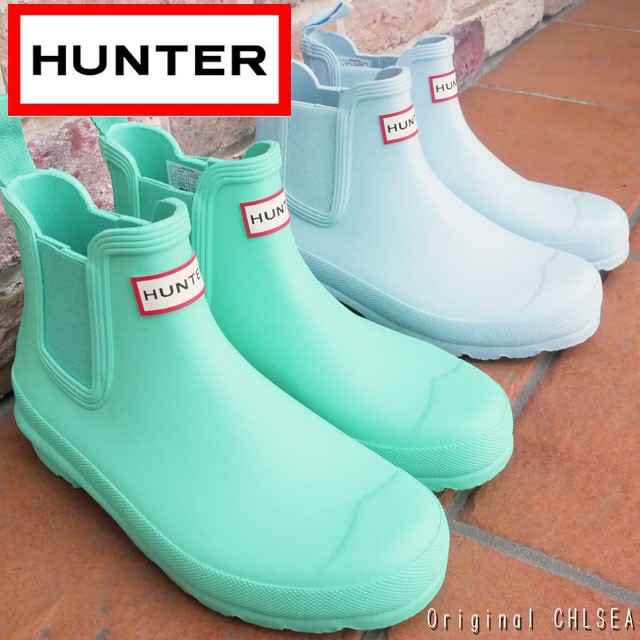 送料無料 レディース サイドゴアブーツ ショートブーツ ハンター HUNTER WFS2006RMA ウィメンズ オリジナル チェルシー レインブーツ ラバーブーツ 防水 ピンク i23a-wfs1043rma-1.jpg
