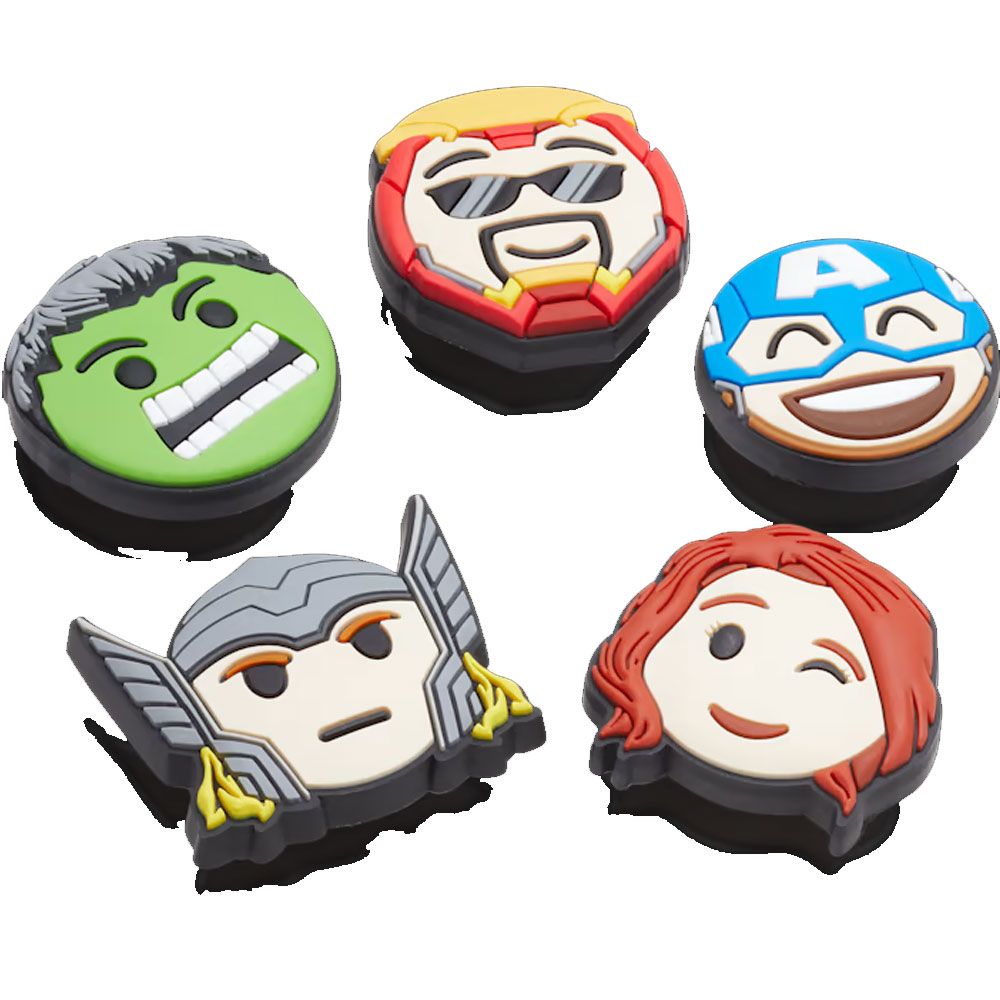 crocs（クロックス） ジビッツ Jibbitz アベンジャーズ 絵文字 5Pack 5