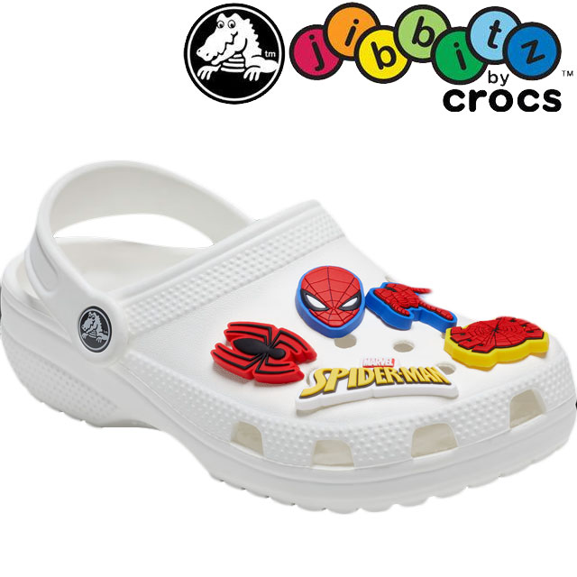 crocs クロックス ジビッツ Jibbitz スパイダーマン 5Pack 5個