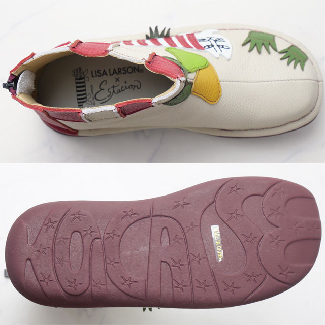 Estacion（エスタシオン） リサ・ラーソン コラボ ショートブーツ
