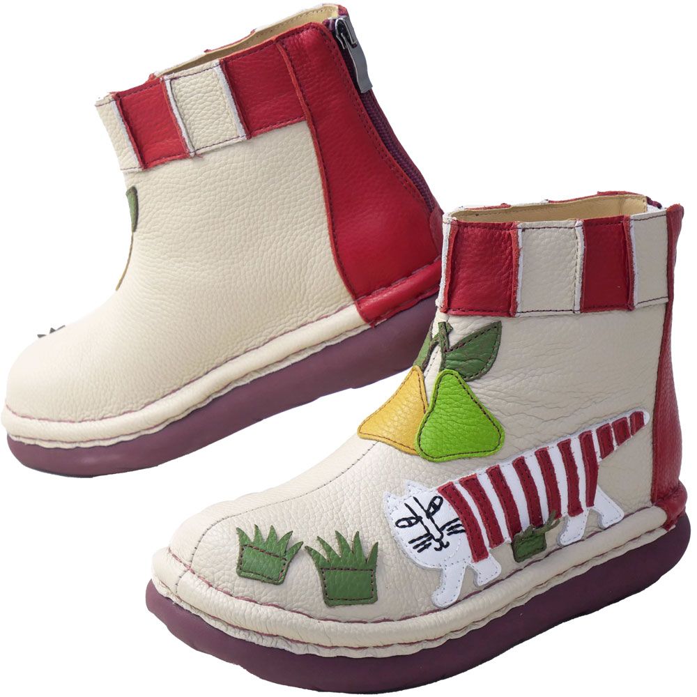 Estacion（エスタシオン） リサ・ラーソン コラボ ショートブーツ