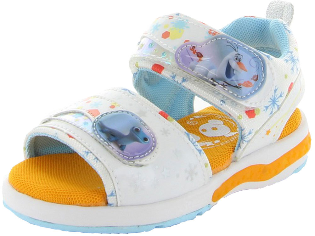 アナと雪の女王2 女の子 子供靴 ジュニア 光る靴 サンダル アナ雪 Disney LED搭載 スポ...