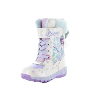 アナと雪の女王2 女の子 子供靴 キッズ ベビー スノーブーツ ウインターブーツ 防水 防寒 DN WC038E サックス ホワイト アナ雪 ディズニー プリンセス エルサ | アナと雪の女王 | 02