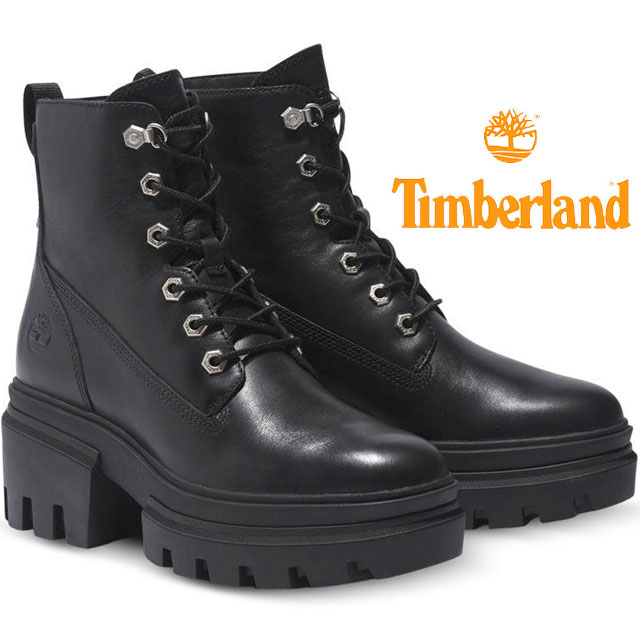 ティンバーランド Timberland レディース ブーツ エヴァーリー 6インチ レースアップ 6インチブーツ レースアップブーツ ショートブーツ  レザーブーツ TB0A41S7