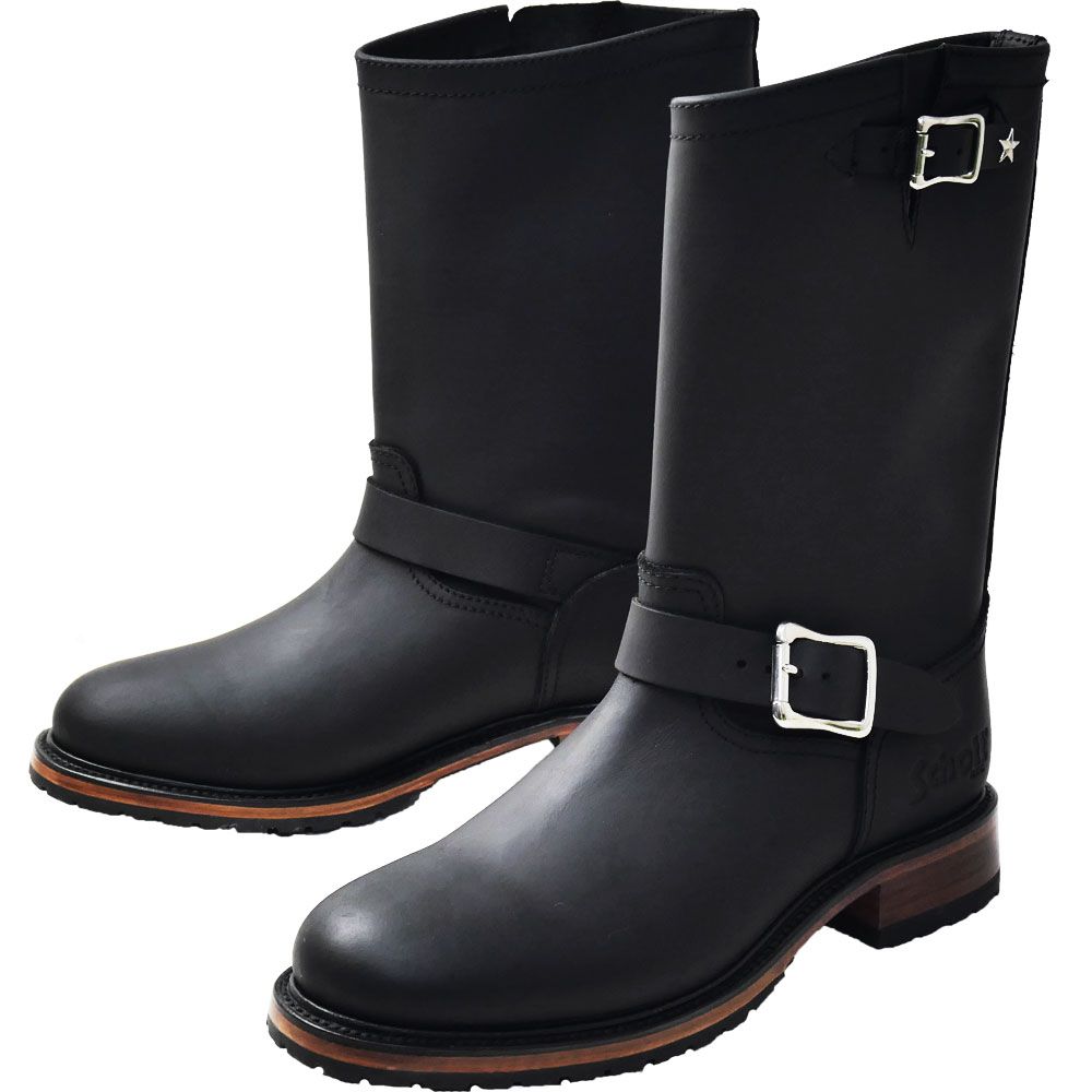 Schott エンジニアブーツ ブラック Dr.Martens ショット エンジニアブーツ メンズ ブラック ワーク