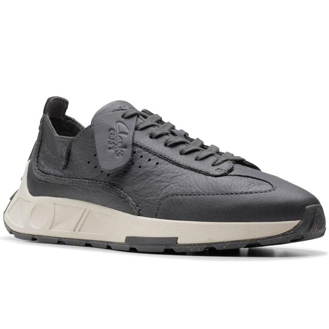 Clarks スニーカー 軽量 グレー レザー ビジネス ブーツ org.jpg