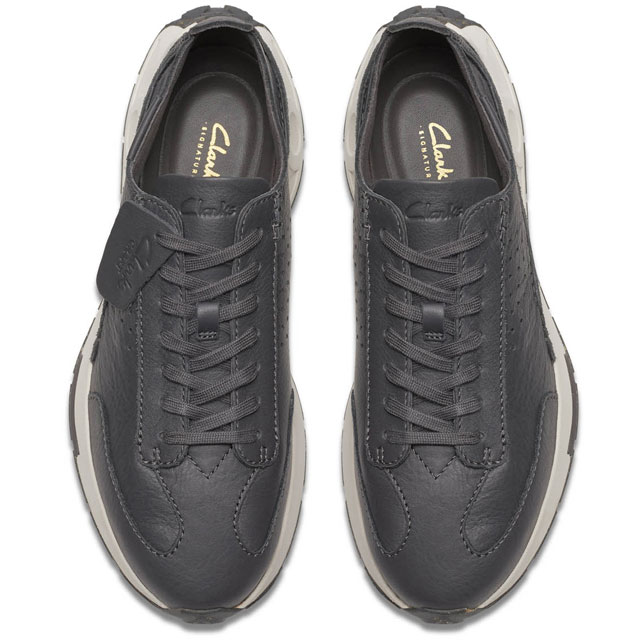 Clarks スニーカー 軽量 グレー レザー ビジネス ブーツ Clarks クラークス ショートブーツ メンズ クラフトスピード