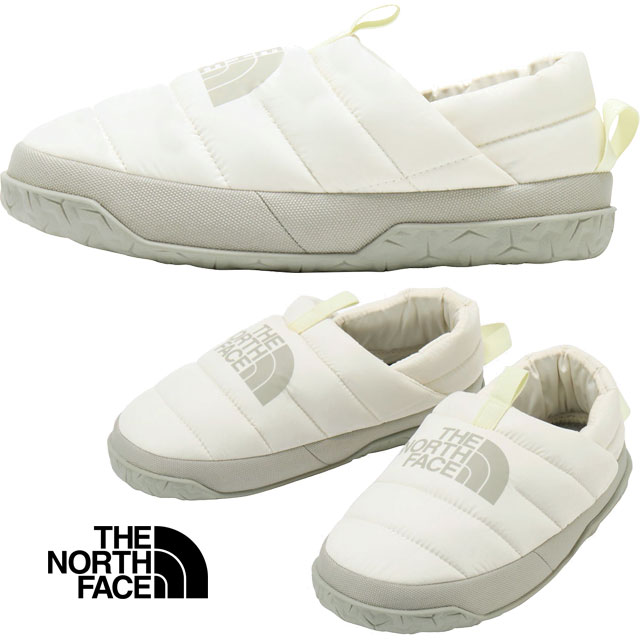 送料無料 スリッポン ミュール レディース AW 秋冬 新作 秋新作 冬新作 人気 流行 定番 2026 ザ・ノース・フェイス W NFW02371 ヌプシ ダウン はっ水 モックシューズ 保温 ウィンターシューズ 防寒 ウインターミュールシューズ ホワイトデューン 白 靴 THE NORTH FACE（ザ ノースフェイス） スリッポン レディース W ヌプシ