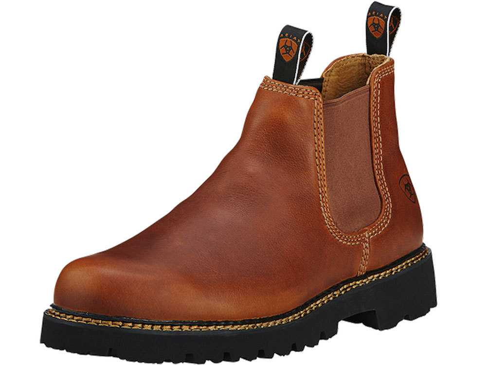 アリアット ARIAT メンズ サイドゴアブーツ スポット ホグ ショートブーツ ワイズD レザーブーツ10002531 ピーナッツ 10025187  ブラックディアタン :i30-spothog:シューマートワールド - 通販 - Yahoo!ショッピング