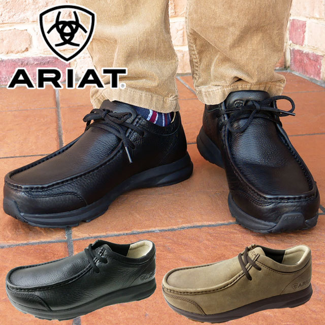 アリアット ARIAT メンズ スピットファイア ロー モカシン ワイズD