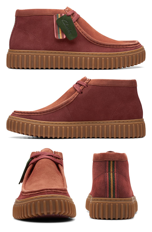 Clarks（クラークス） メンズ 厚底 ショートブーツ トーヒル ハイ