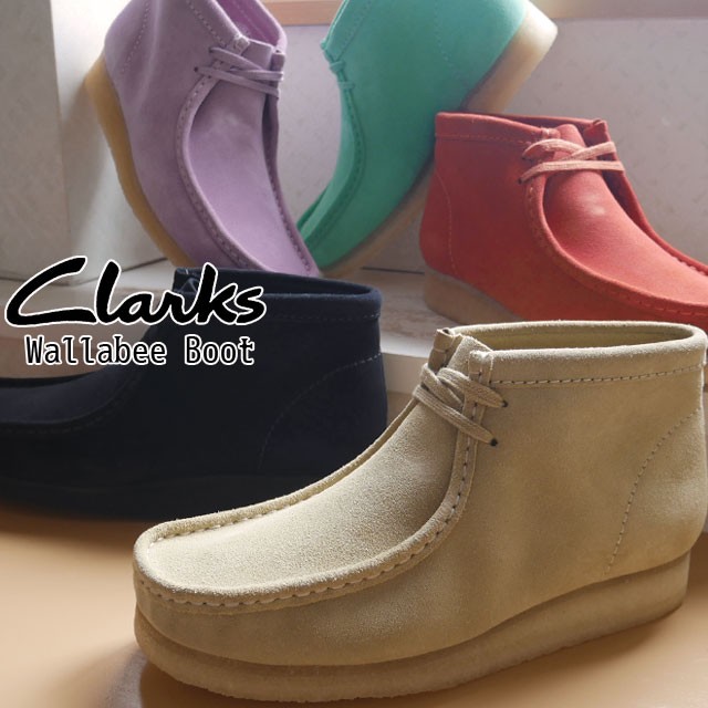 クラークス Clarks ワラビーブーツ メンズ 26133283 26133281 26144253 26145283 26143241  ショートブーツ クレープソール