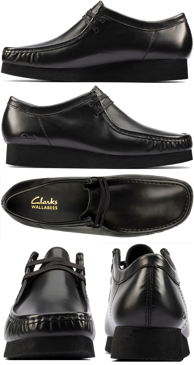 クラークス Clarks Wallabee 2 26158276 Clarks Wallabee 2 26158276 Mens Black Oxfords & Lace Ups