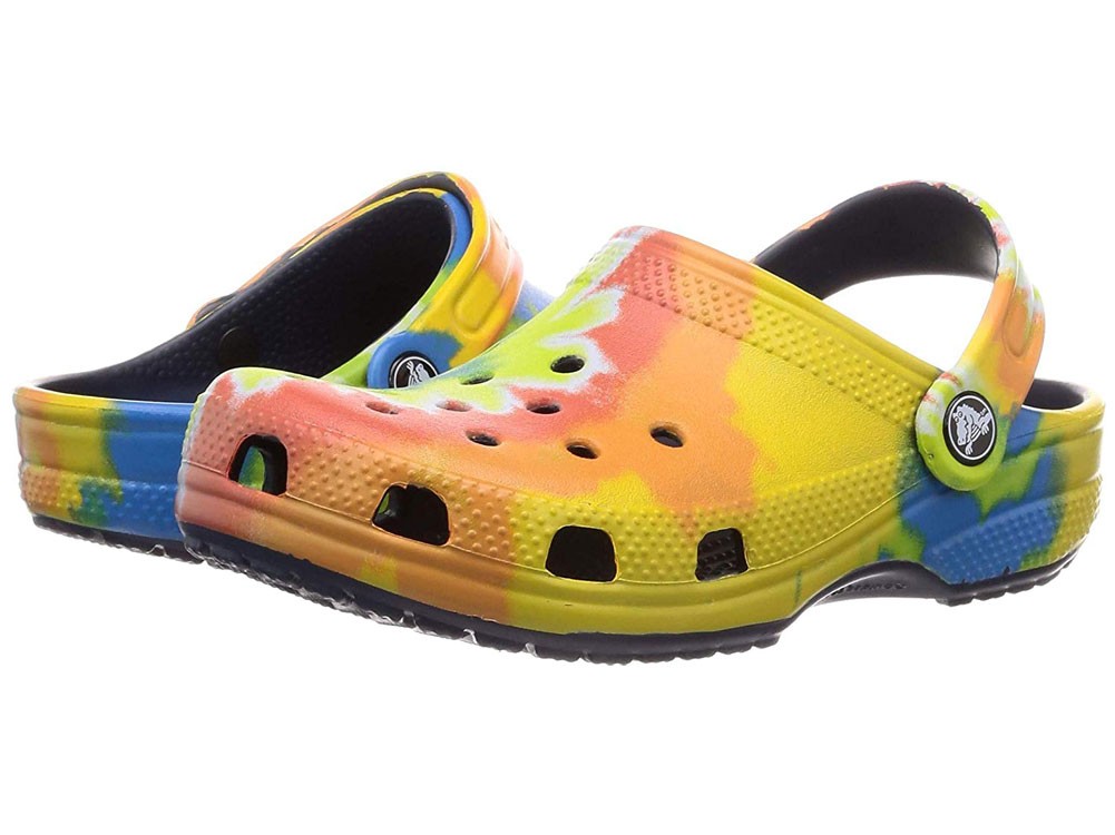 クロックス crocs クロッグサンダル 男の子 女の子 子供靴 キッズ ジュニア 205451 クラシック タイダイ グラフィック クロッグ k  コンフォートサンダル 水辺 :i50-205451:シューマートワールド - 通販 - Yahoo!ショッピング