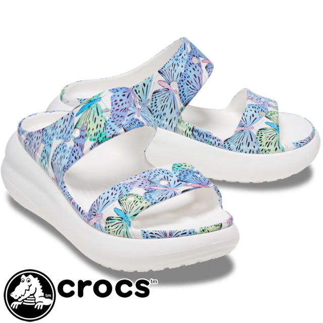 クロックス crocs レディース 厚底 サンダル クラシック クラッシュ 