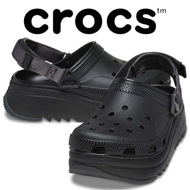 crocs（クロックス） 厚底 クロッグサンダル レディース ハイカー