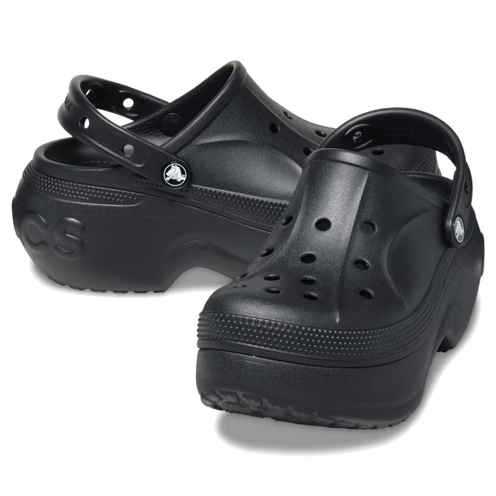 送料無料 シャワーサンダル レディース SS 春夏 新作 夏新作 秋新作 人気 流行 定番 2025 クロックス crocs 210062 001 100 11S 厚底 クロッグサンダル ベラクロッグ サボサンダル チャンキーソール カジュアルシューズ シャワサン ブラック 黒 ホワイト 靴 crocs（クロックス） 厚底 クロッグサンダル レディース ベラクロッグ