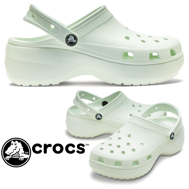 crocs（クロックス） 厚底 クロッグサンダル レディース クラシック