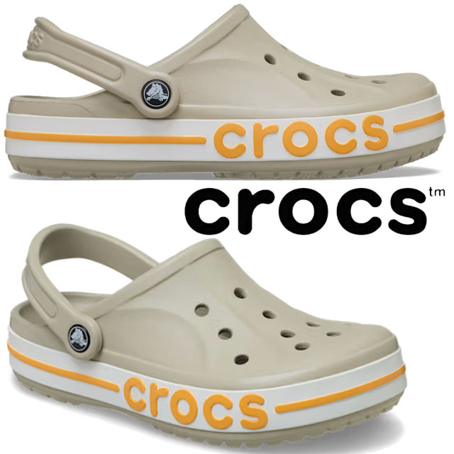 crocs クロックス サボ サンダル メタリックシルバー W7 crocs（クロックス） 爆買 クロッグサンダル レディース バヤバンド