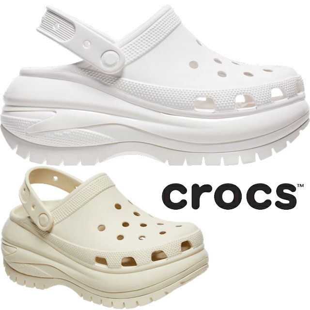 crocs（クロックス） 厚底 クロッグサンダル レディース メガ