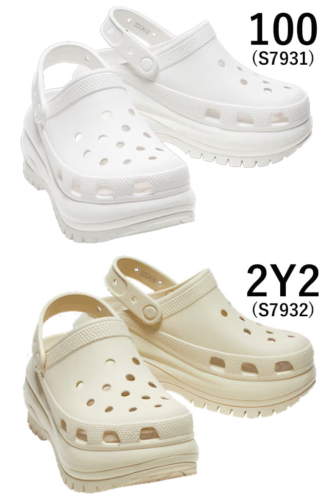 crocs（クロックス） 厚底 クロッグサンダル レディース メガ