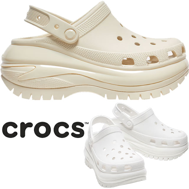 crocs（クロックス） 厚底 クロッグサンダル レディース メガ
