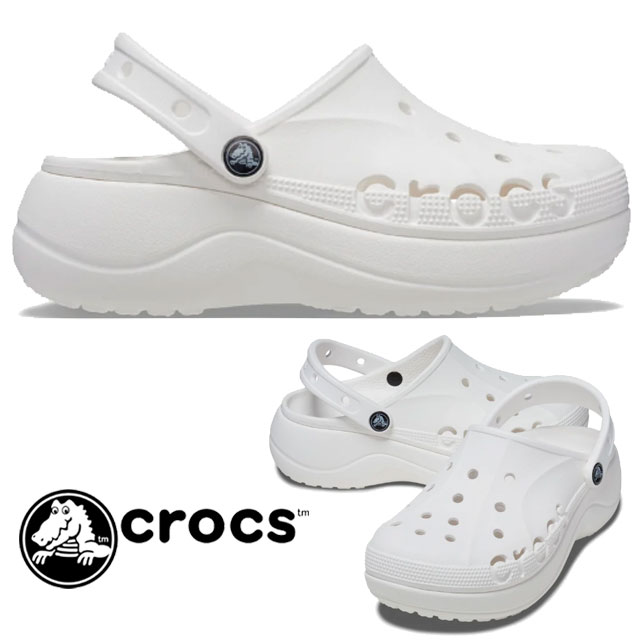 crocs（クロックス） 厚底 クロッグサンダル レディース バヤ