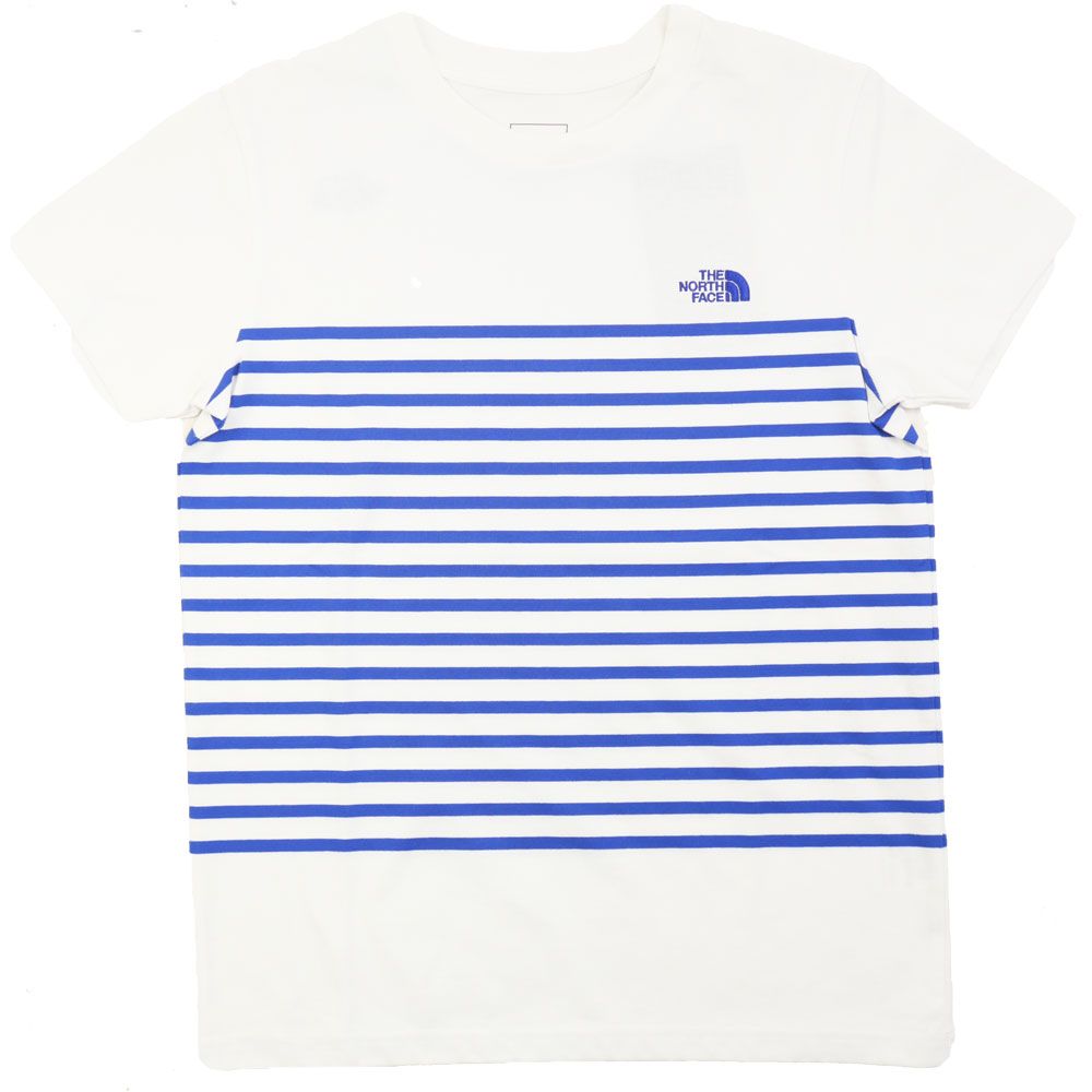 ザ・ノース・フェイス Tシャツ レディース ショートスリーブパネルボーダーティー 半袖 トップス アパレル UVガード ウェア しましま NTW32406 白 服 メール便 ザ ノース フェイス THE NORTH FACE レディース アウトドア 半袖