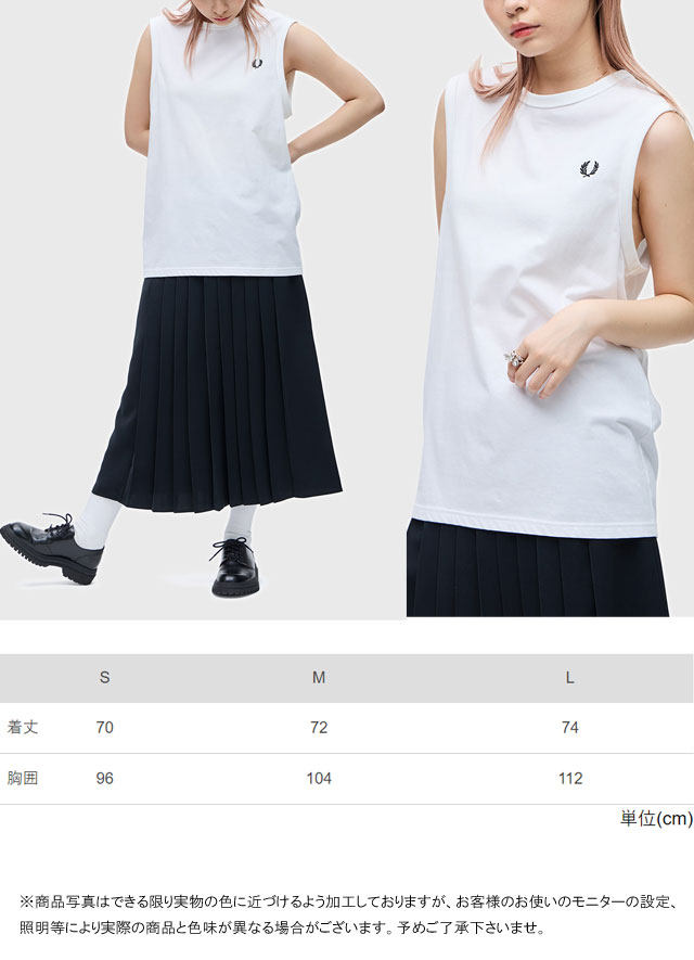 FRED PERRY フレッドペリー タンクトップ レディース クルー