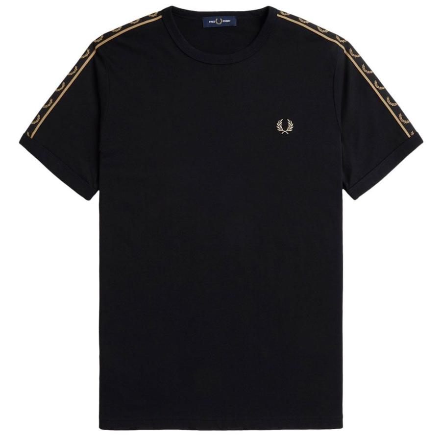 フレッドペリー Tシャツ メンズ コントラスト テープ リンガーT-Shirt 半袖 トップス コットン100％ アパレル ウェア M4613 /ウォームストーン ウォーム 服｜smw｜02