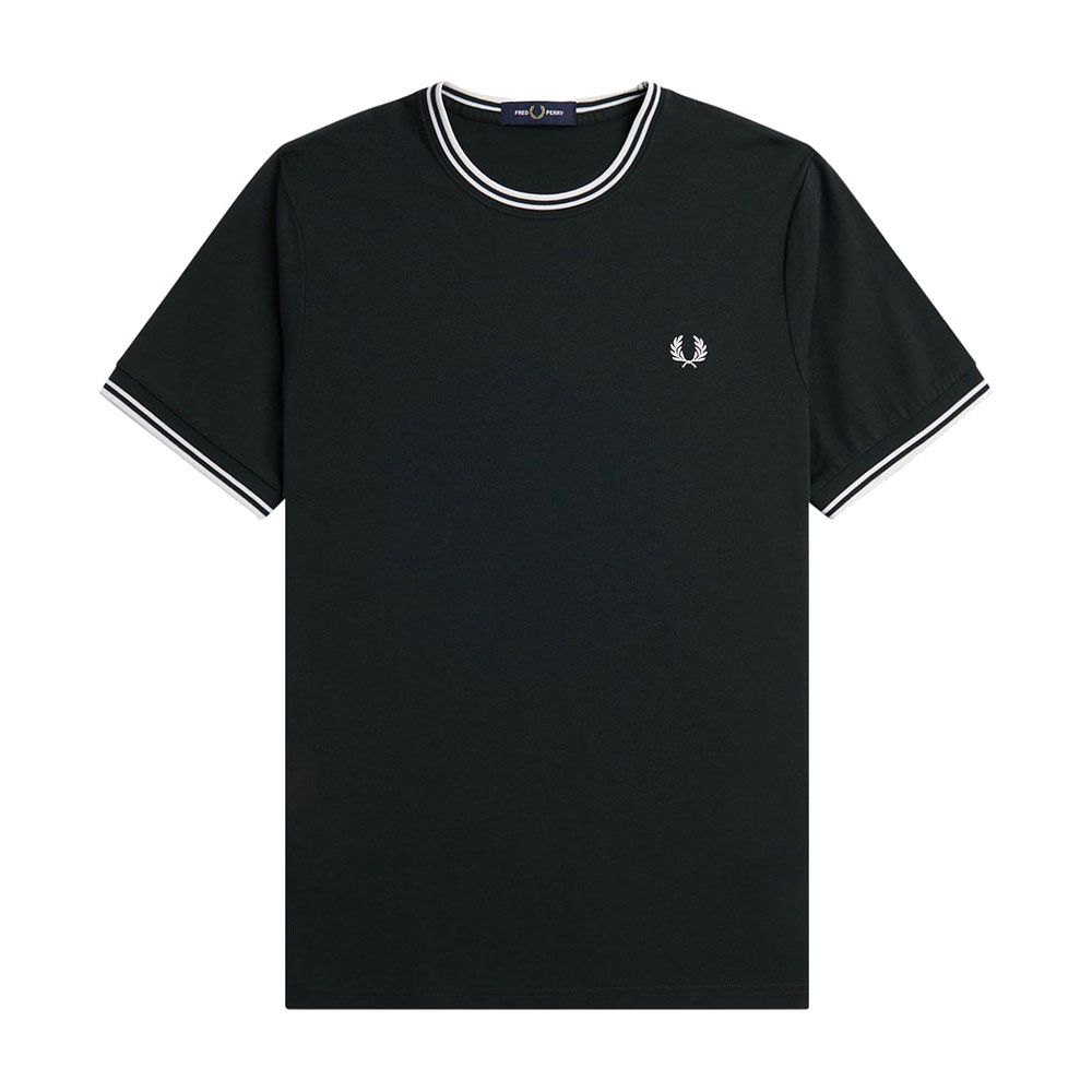 フレッドペリー Tシャツ メンズ ツインティップド T-Shirt 半袖 レディース トップス コットン100％ アパレル ウェア M1588 スティールマール ライトアイス 服 FRED PERRY フレッドペリー Tシャツ メンズ ツインティップド T