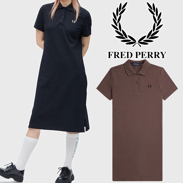 FRED PERRY フレッドペリー ワンピース 半袖 レディース