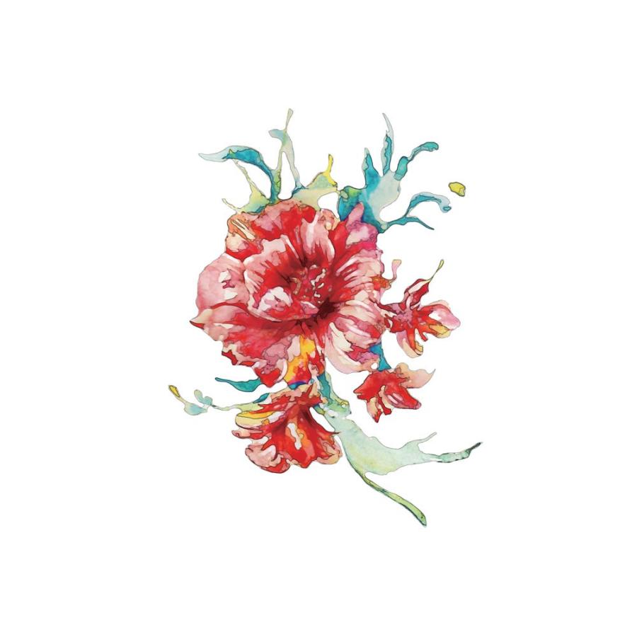 HaTaMoo ハタムー レディース 小物 Flower Body Sticker-2 フラワーボディーステッカー 花 ワンポイント ボディーシールSEAL フェス イベント｜smw｜06