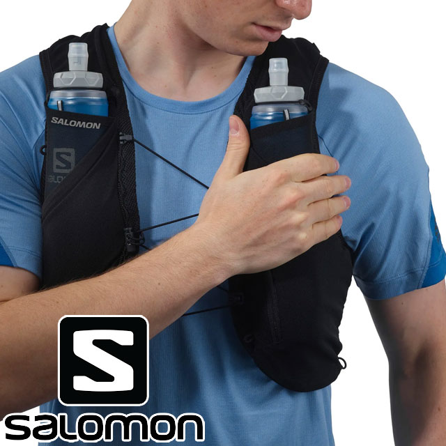 SALOMON サロモン ランニングベスト フラスク付 ADV SKIN 5