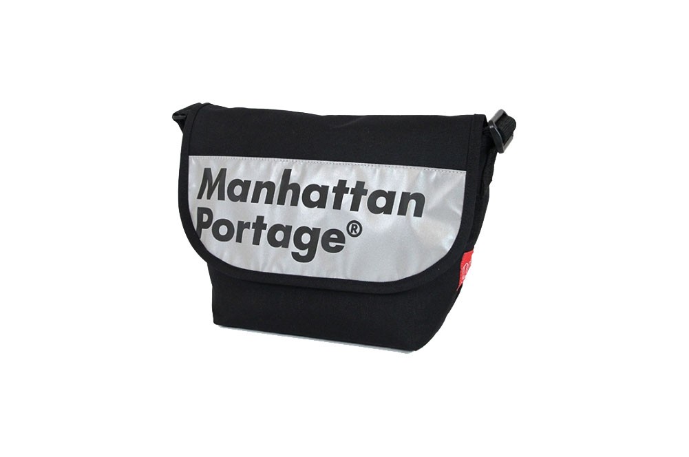 マンハッタンポーテージ Manhattan Portage メンズ レディース バッグ MP1605-JR-REF-L ロゴオン リフレクター メッセンジャーバッグ 反射 ナイロン ショルダー｜smw｜02