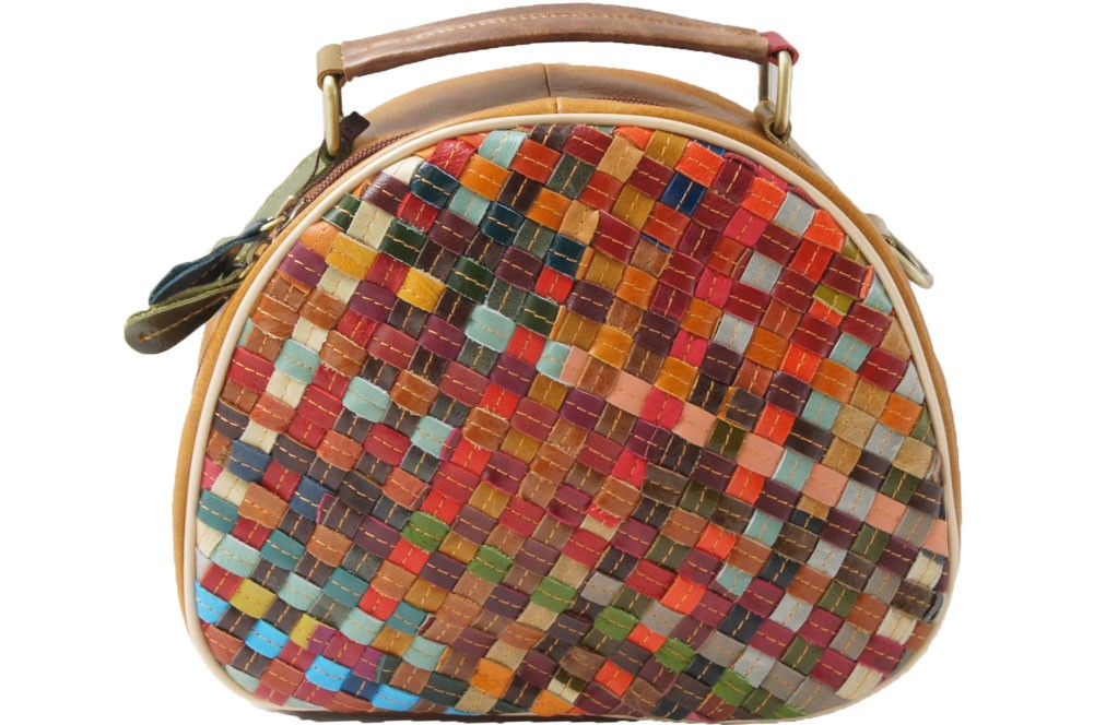 エスタシオン Estacion ハンドバッグ 本革 レディース 781 編み込み