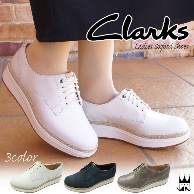Clarks ブーツ レザー レースアップ ウエッジ コンフォート Clarks ブーツ レザー レースアップ ウエッジ コンフォート