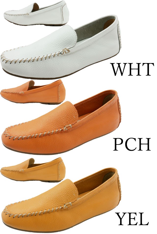 レディース 70001S ドライビングシューズ 革靴 レザー モカシン