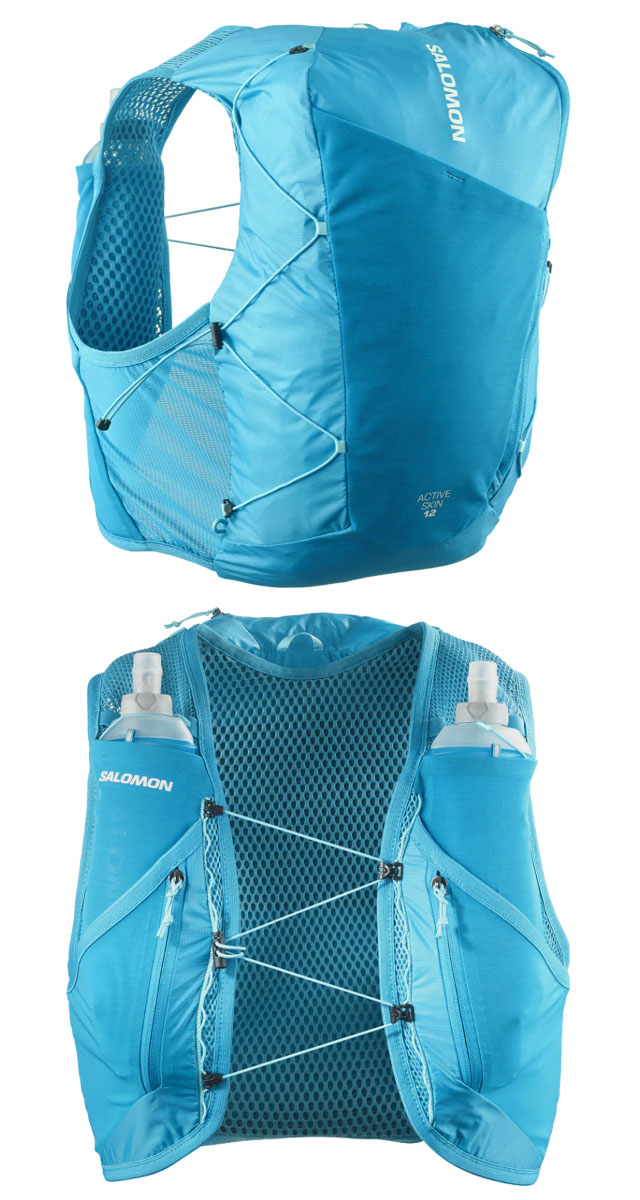 SALOMON ACTIVE SKIN 12 ランニングベスト　L SALOMON（サロモン） ランニングベスト メンズ ACTIVE SKIN 12