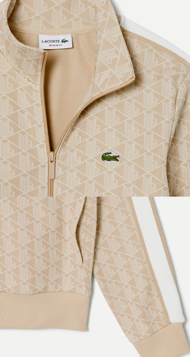 LACOSTE（ラコステ） トップス メンズ SH1368-10 モノグラムジャカード