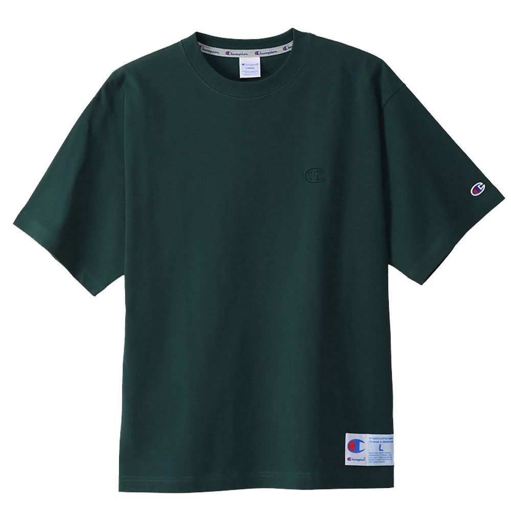 チャンピオン Tシャツ メンズ C3-V331 ショートスリーブティーシャツ レディース アクションスタイル 半袖 ハーフスリーブ ロゴ 刺繍 ワンポイント ジョックタグ Champion チャンピオン Tシャツ メンズ レディース C3-V331