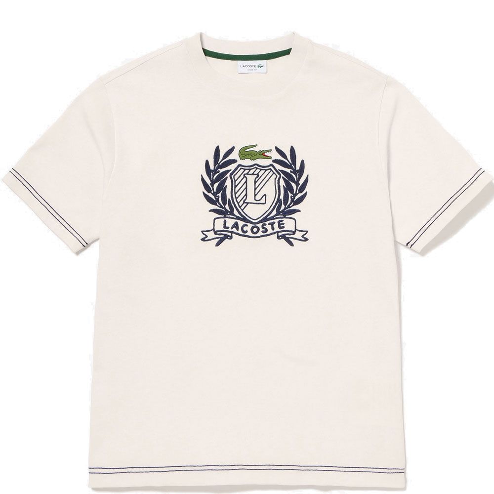 LACOSTE（ラコステ） Tシャツ メンズ TH6374 ハンドステッチ風フレンチ
