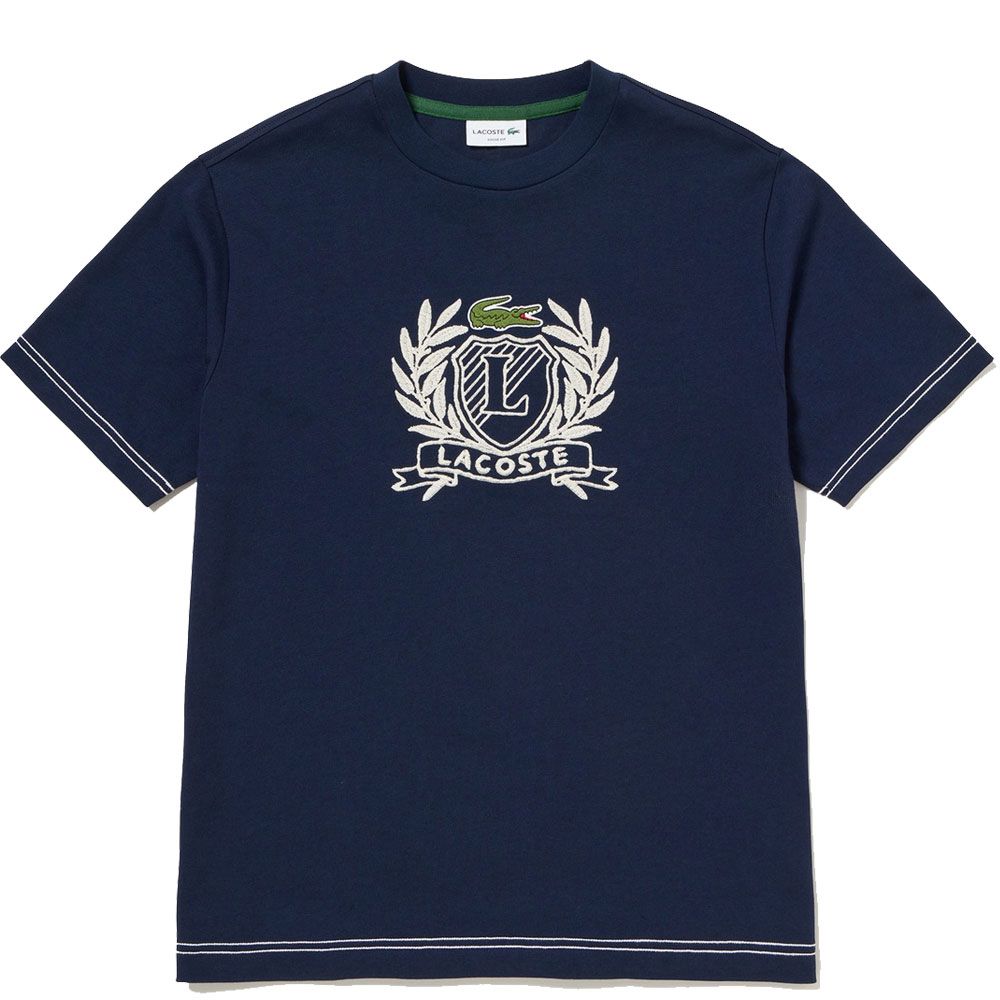 LACOSTE（ラコステ） Tシャツ メンズ TH6374 ハンドステッチ風フレンチ