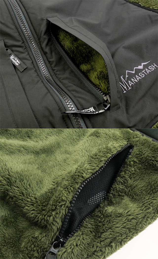 MANASTASH（マナスタッシュ） ボアジャケット メンズ 792-5252003
