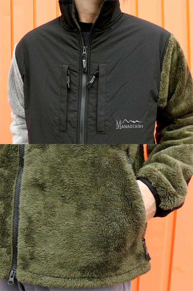 MANASTASH（マナスタッシュ） ボアジャケット メンズ 792-5252003