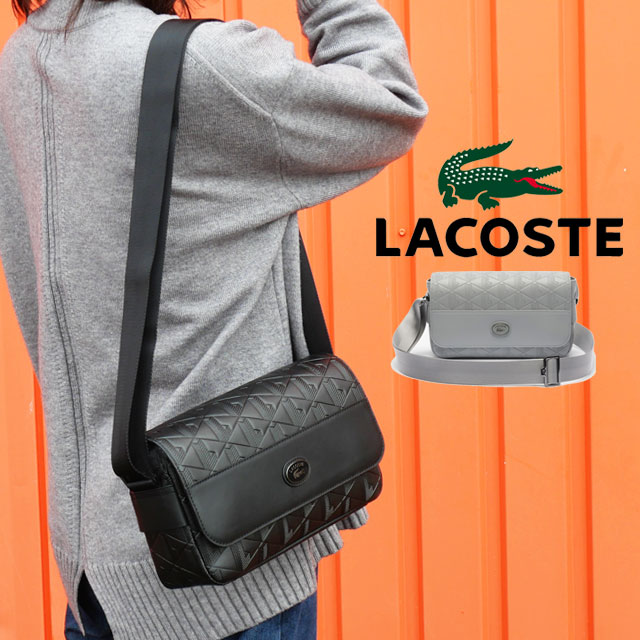 LACOSTE ラコステ ショルダーバッグ メンズ NU4838 モノグラム LACOSTE ラコステ ショルダーバッグ メンズ NU4838 モノグラム