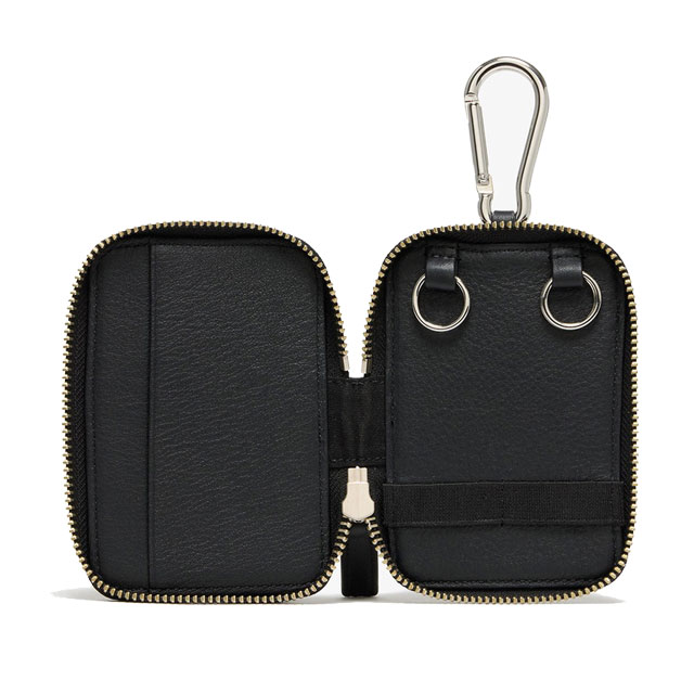 Lacoste グレー レザー キーケース ☆未使用☆ LACOSTE スマートキーケース レザー グレー ラコステ