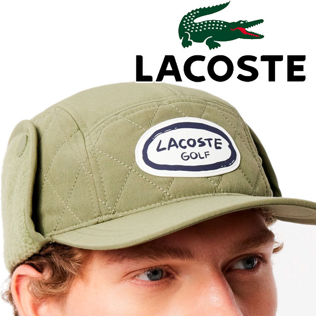 LACOSTE ラコステ 帽子 メンズ RK2682 ゴルフイヤーフラップ
