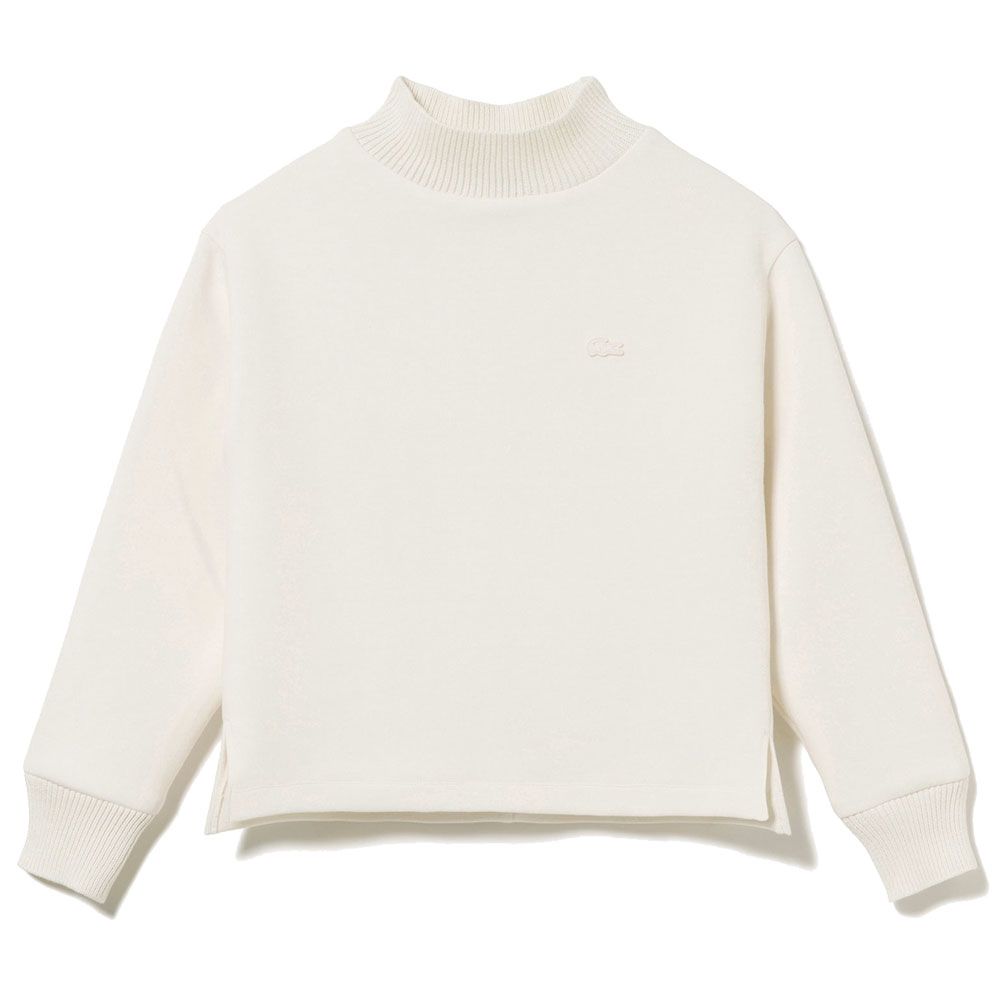 送料無料 長袖 レディース AW 秋冬 新作 秋新作 冬新作 人気 流行 定番 2026 ラコステ LACOSTE SF011J ハイネックセーター ダンボールニットプルオーバー トップス アパレル シンプル ウェア 白 灰 茶 LACOSTE（ラコステ） ハイネックセーター レディース SF011J