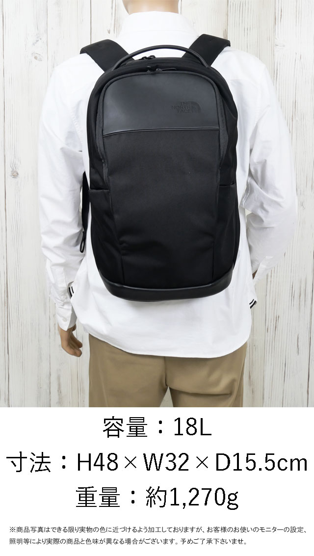 【美品】ノースフェース リュック バックパック　ローマースリムデイ 18L THE NORTH FACE ザ・ノース・フェイス リュックサック メンズ